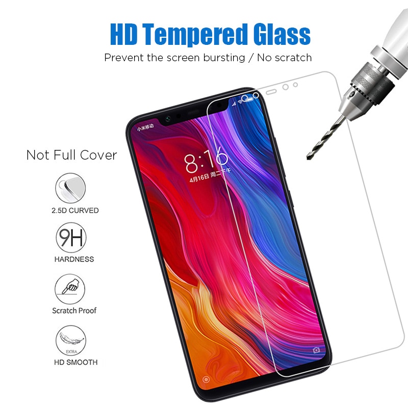 Protector de pantalla líquido para móvil, cristal frontal transparente y duro para Xiaomi Mi 10T Pro Lite A1 A3 A2 Lite 9HD, 9T Pro 8 9 Lite SE 6