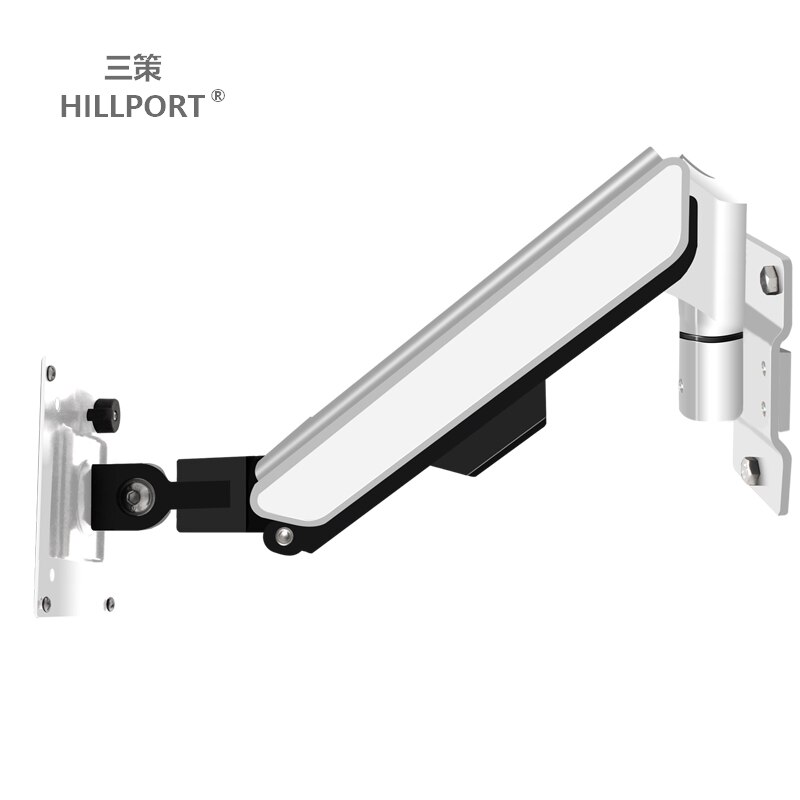 HILLPORT Monitor Stand Game Gas Spring Arm LED LCD TV Wall Mounted 10" -32" Aluminum Alloy Load2-9kgs