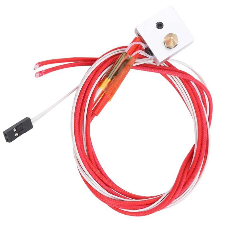 threaded inserts stainless steel insert for hardware repair tools Extruder Assembled MK8 End Kit Heating Tube Nozzle Set