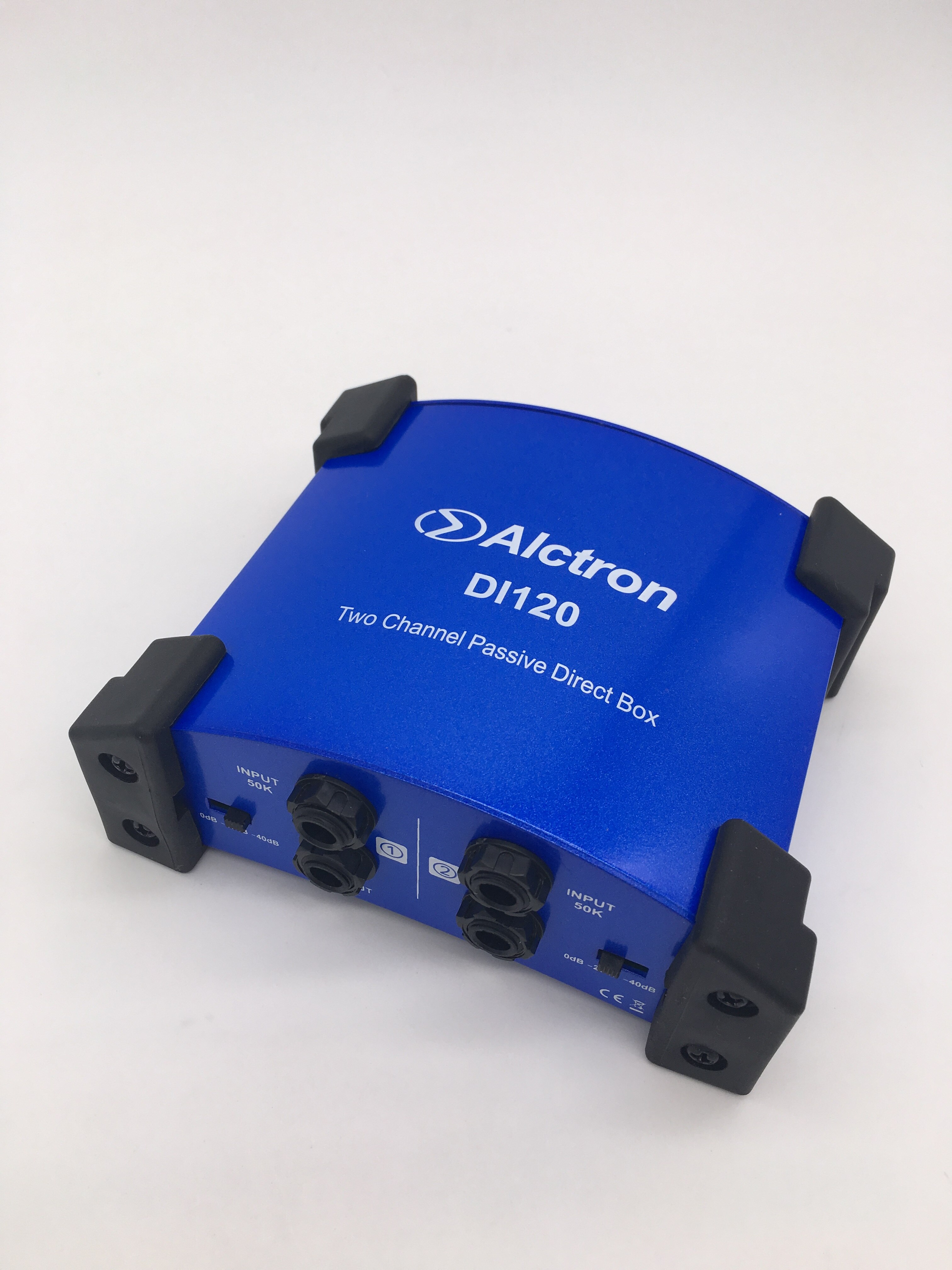 Alctron DI-120 two-channel passive direct box DI box for keyboard,acoustic and electric guitar
