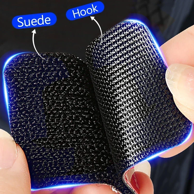 Cinta adhesiva de doble cara Extra fuerte, alfombrillas para el suelo del coche, organizador de cables de gancho y bucle autoadhesivo, sujetadores para alfombras para el hogar, 2/200x