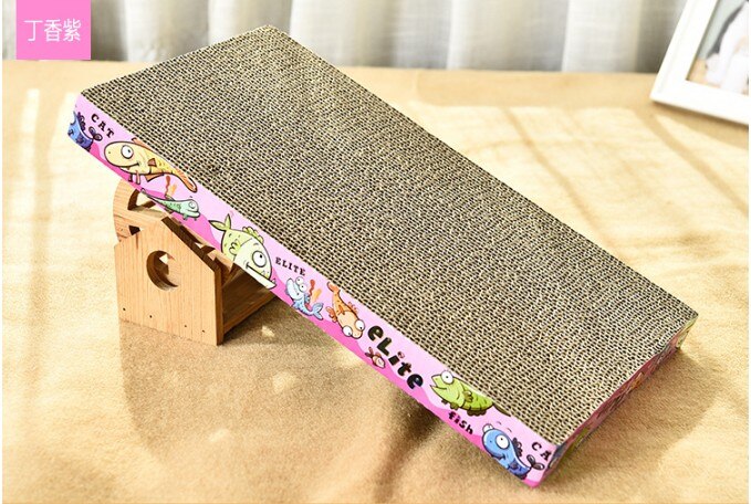 Kat Kitten Scratcher Krassen Bed Pad Board Speelgoed Mat Voor Pet Katten Game Slijpen Nagels Duurzaam Gegolfd Papier Protector: A3