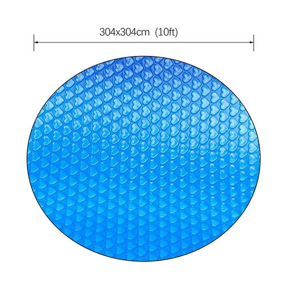 Swimming Pool Solar Cover Insulation Film Inflatable Swimming Pool Mat Sun-proof Antidust Antievaporation Water Pool Cover: 10ft