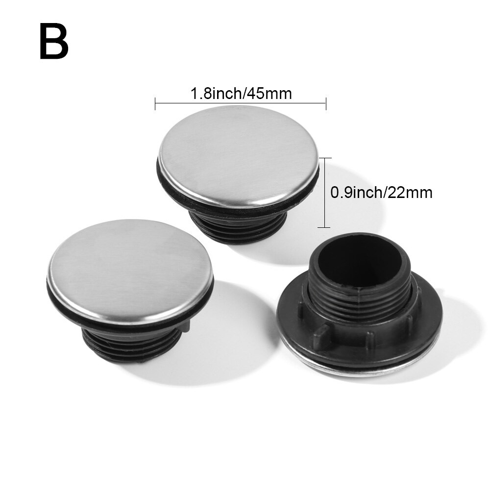 1Pc Praktische Sink Kraan Kraan Gat Cover Water Blanking Plug Stopper Keuken Drainage Seal Anti-Lekkage Wastafel Accessoires: B