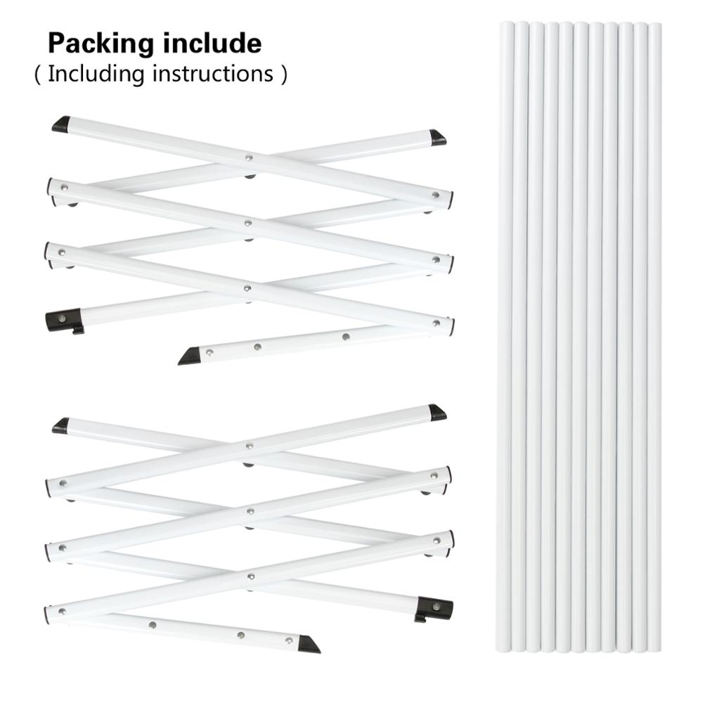 3 Tier Folding Clothes Horse Airer Drying Rack Laundry Dryer Concertina indoor Outdoor