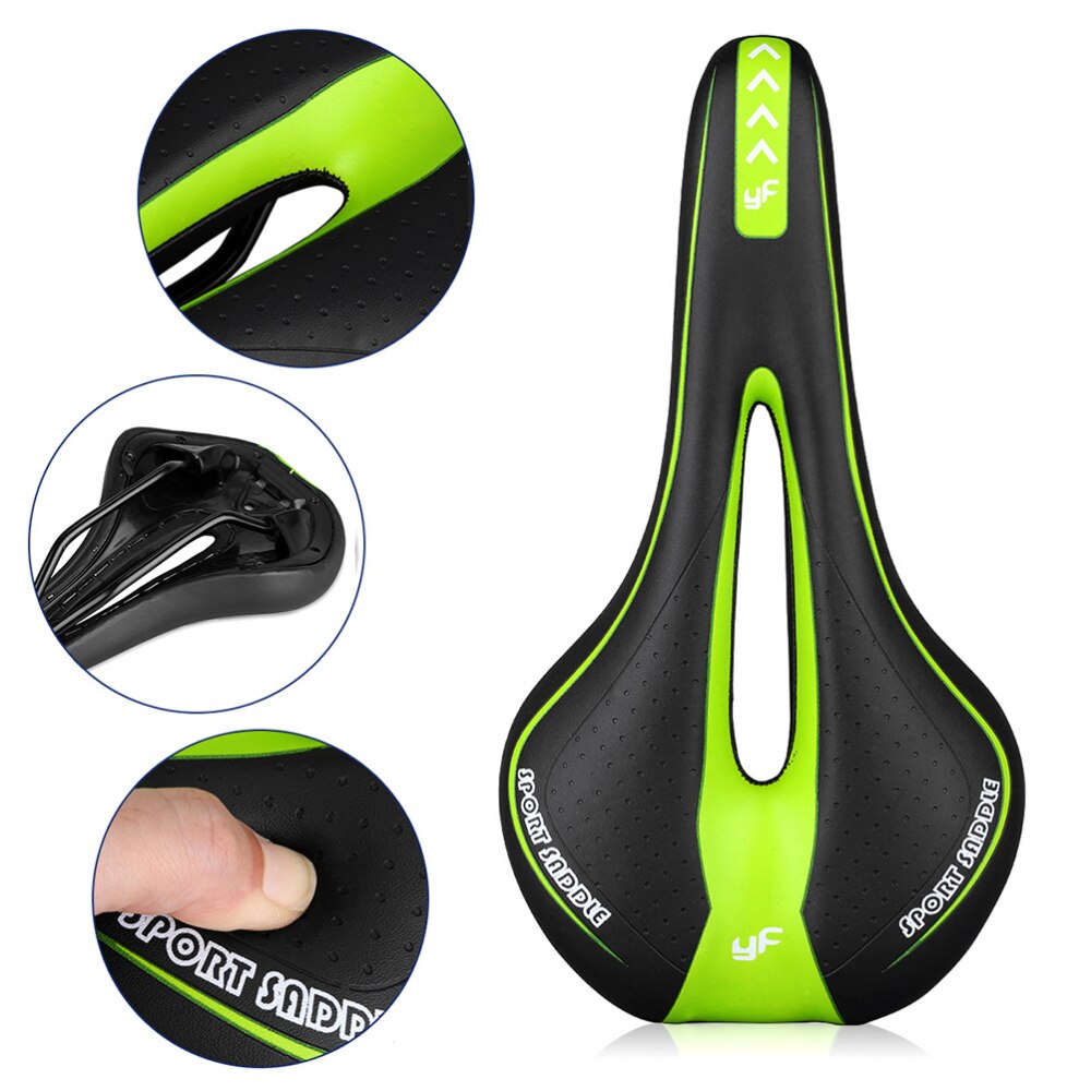 Zadel Mountainbike Zetel Professionele Road Mtb Comfort Fietsstoeltje Fietsen Zitkussen Pad (Zwart Rood)
