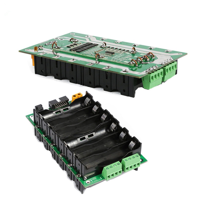 Support de batterie 18650 de 24V pour voiture électrique, boîtier de batterie au Lithium-ion, circuits d'équilibre 6s, bms, pcb, bricolage, ebike