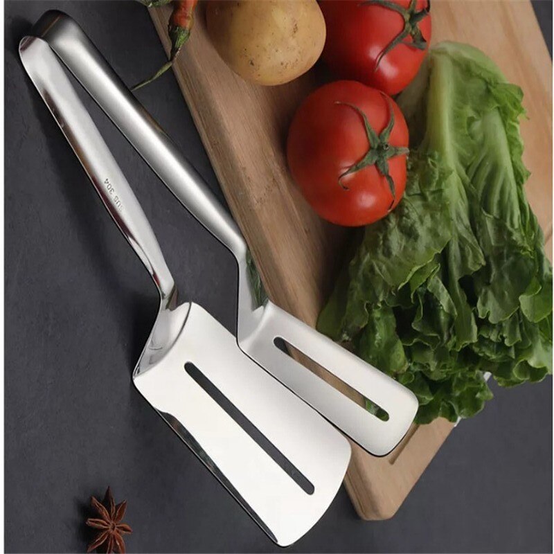 Kitchen BBQ Bread Utensil Set Barbecue Tong Fried Steak Shovel Fried Fish Shovel Clamp Kitchen Bread Meat Clamp Stainless Steel