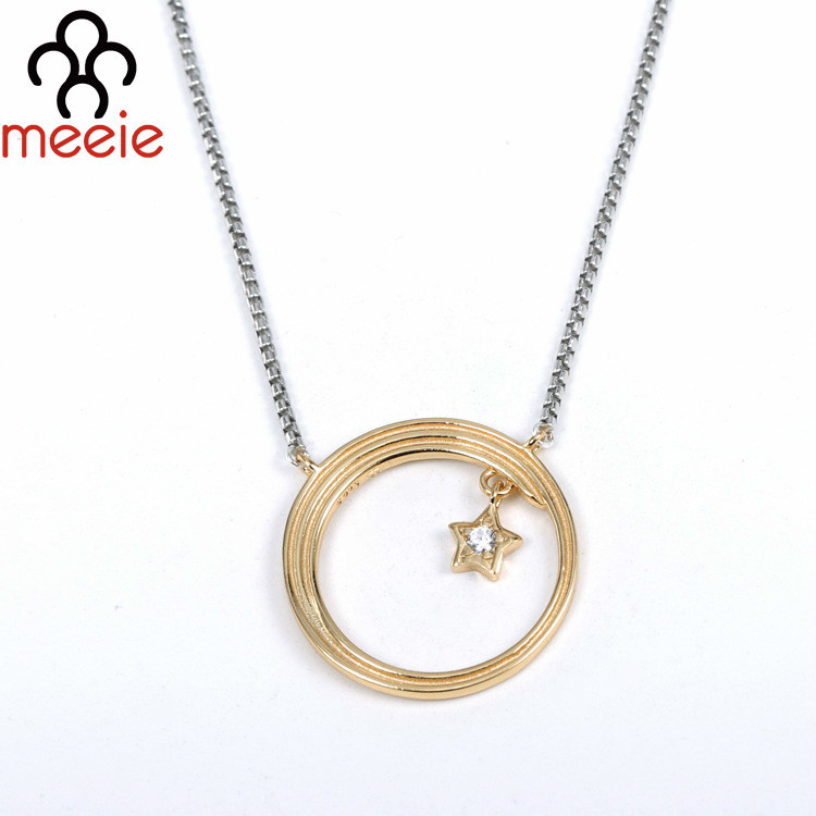 Authentische 925 Sterling Silber Halskette Original Venus Mond Halskette Schmuck Für frauen Hochzeit DIY Schmuck