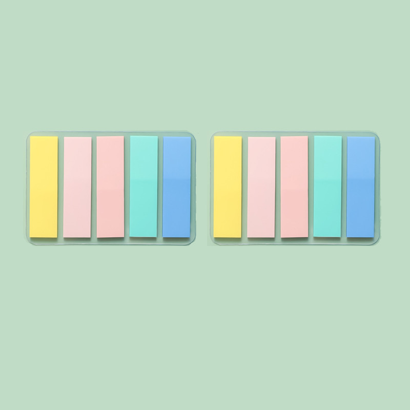 LE Cute Sticker Bookmarks Memo Pad Sticky Notepaper Sticky Notes Page Flags Self-Stick Tab Bookmark Marker Pad Office Supplies: 7