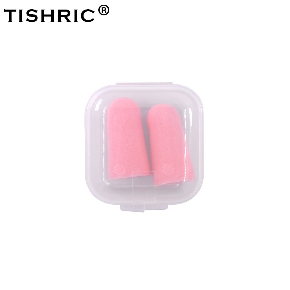 TISHRIC 100 Pairs Earplugs Sleep Noice Reduction Noise Cancelling 25dB Anti-noise Box For Travel/Sleep/Reading Ear Plugs: 100pairs Pink Box