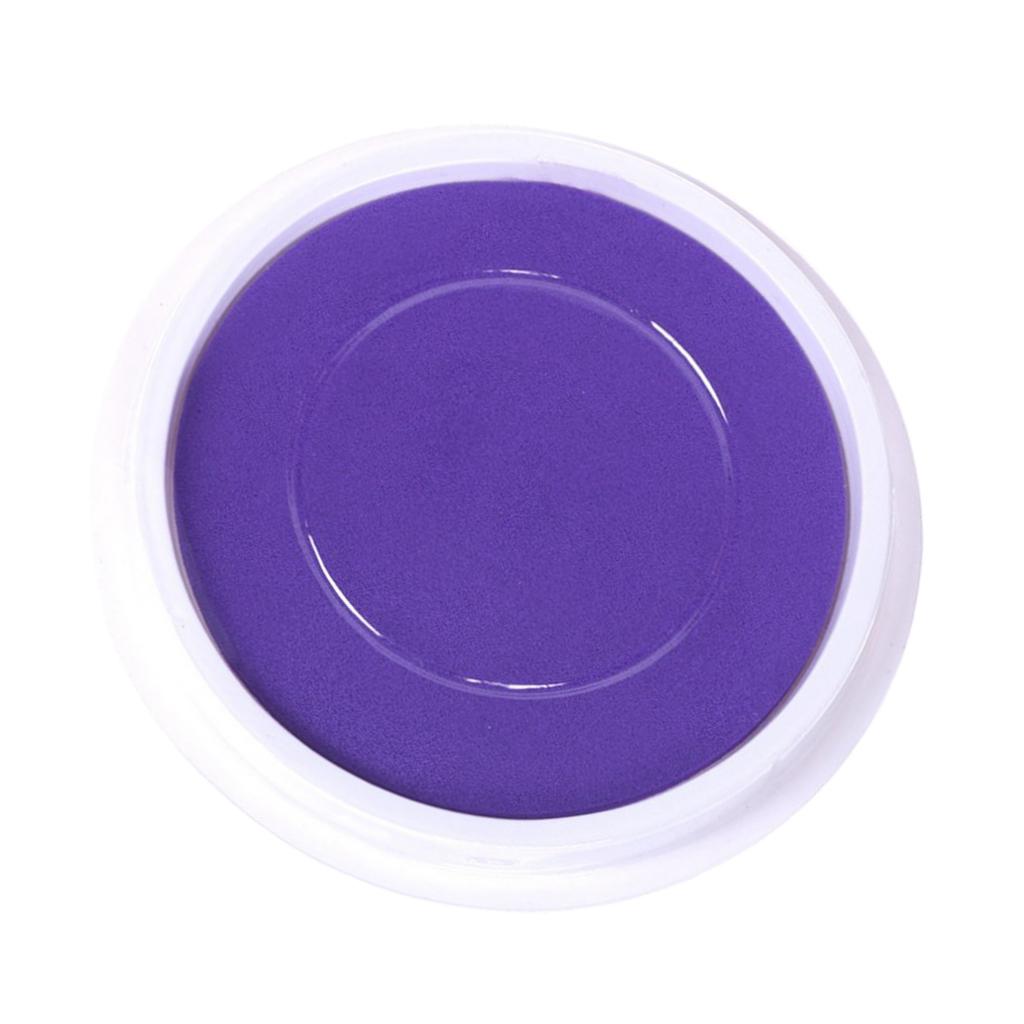 Diy Ink Pad Stempel Vingerverven Craft Kaartmaken Grote Ronde Voor Kinderen Kunstenaars: Purple