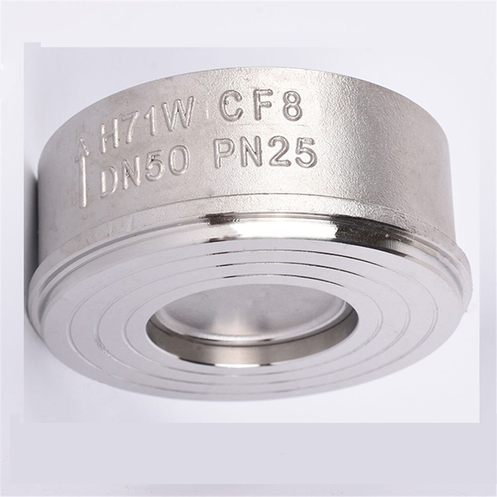 Non-return Check Valve SS304/SS201 Stainless Steel Wafer Valve DN40/DN50/DN65