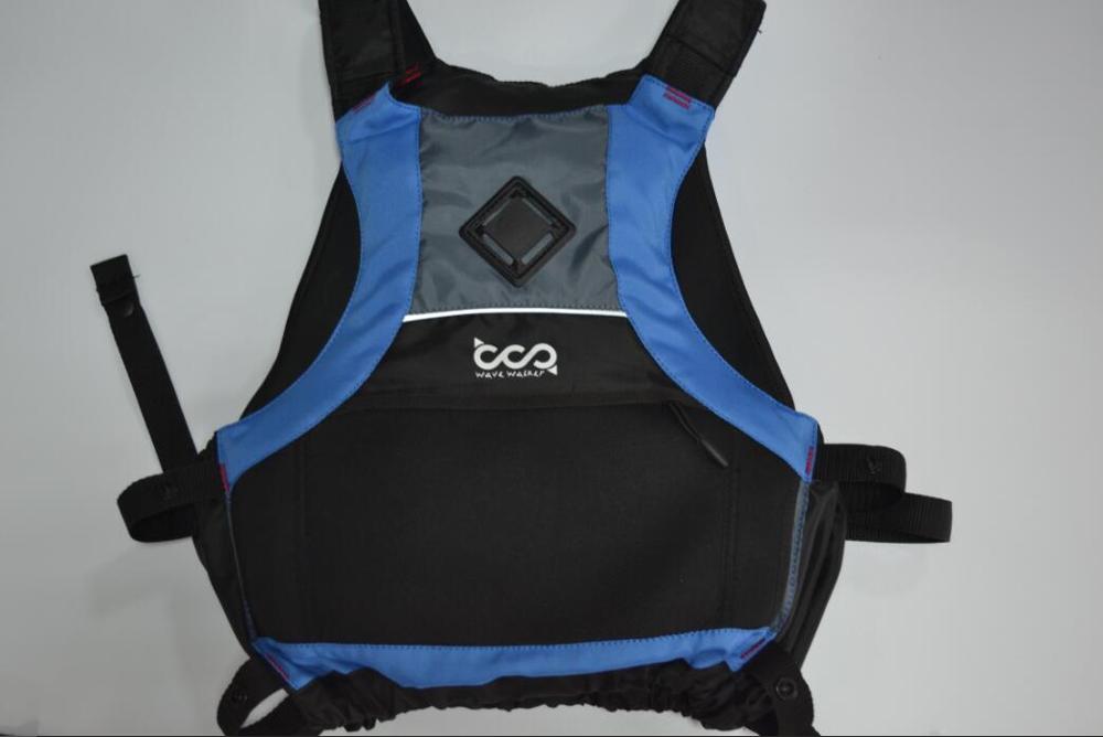 Walkwaker CE Mark-chaleco salvavidas de espuma de PVC para adultos y niños, ayuda a la flotabilidad de kayak y canoa, chaleco de seguridad deportivo: Azul / XL XXL