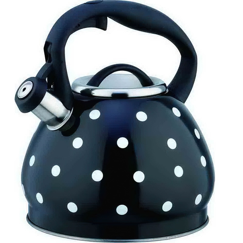 304 Roestvrijstalen Ketel Golf Punt 3L Zwart Rood Sferische Fluitje Water Pot Inductie Kookplaat Huishoudelijke Keuken Benodigdheden