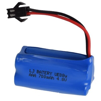 4.8V 700mAH AAA Ni-Cd Rechargeable Battery With SM-2P Plug FOR rc carRC TOY RC Stunt Truck 4.8v 700mah ni-cd battery pack