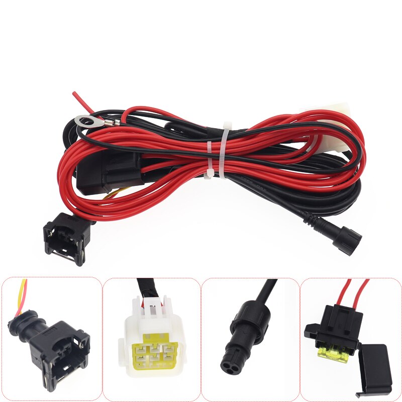 12V 24V Car Air Heater Two-Way Remote Control LCD Monitor Switch Parking Heater Controller Thermostat For Diesel Heater + Cable: Harness