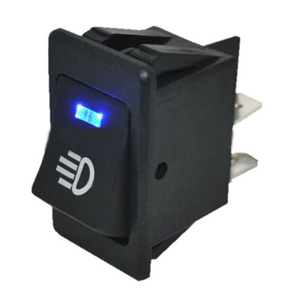 Automobile modification switch Blue LED Rocker Switch Fog Light Lamp headlights for Universal car Modification Accessories