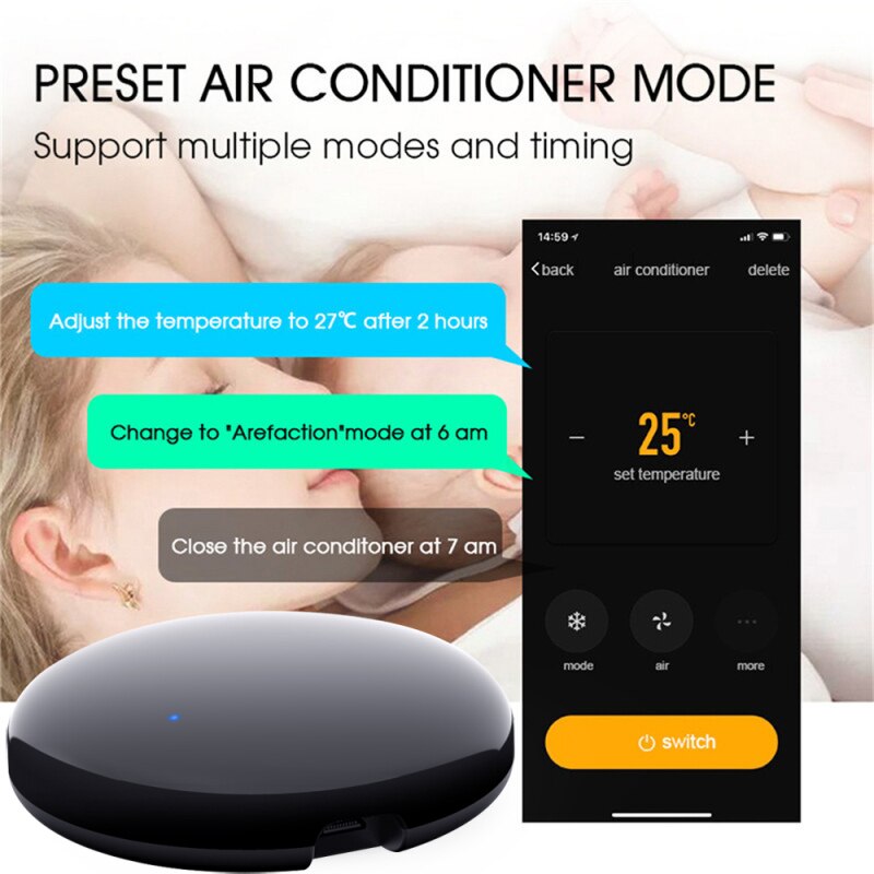 Tuya Wifi IR Remote Control Universal Infrared Remote Appliances DIY Timer 5V 1A Smart Home Control For Alexa Google Assistant