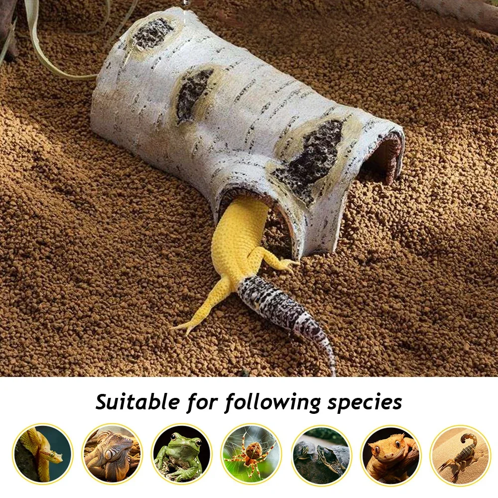 Animaux lézard tortue Reptile cacher grotte habitat abri résine écorce d'arbre amphibiens paysage Reptiles boîte Dodge trou décoration