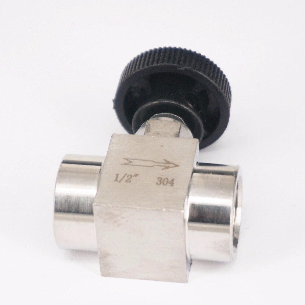 1/2" BSP female 304 Stainless Steel Flow Control Shut off Needle Valve 915 PSI Water Gas Oil