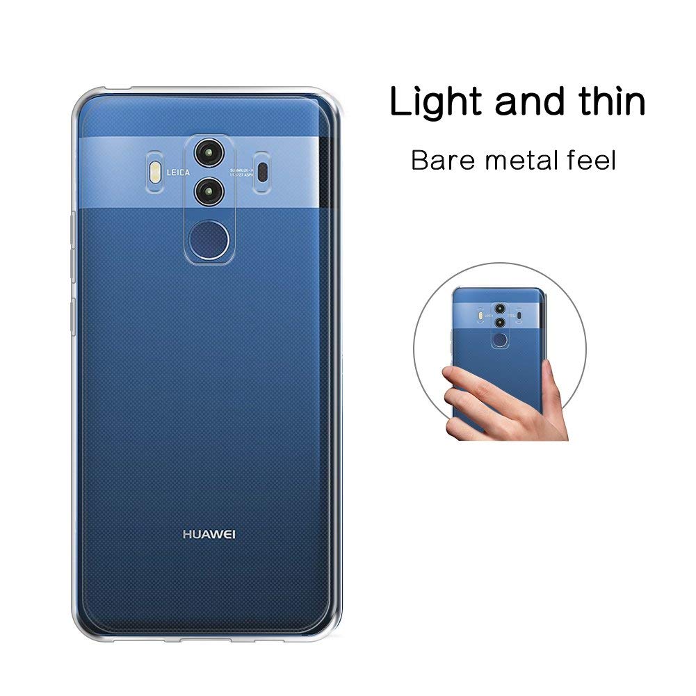 per Il caso di Huawei compagno 10 Compagno 10 Lite TPU silicone Trasparente Montato Cassa Molle Del Respingente per Huawei compagno 10 pro trasparente Della Copertura Posteriore