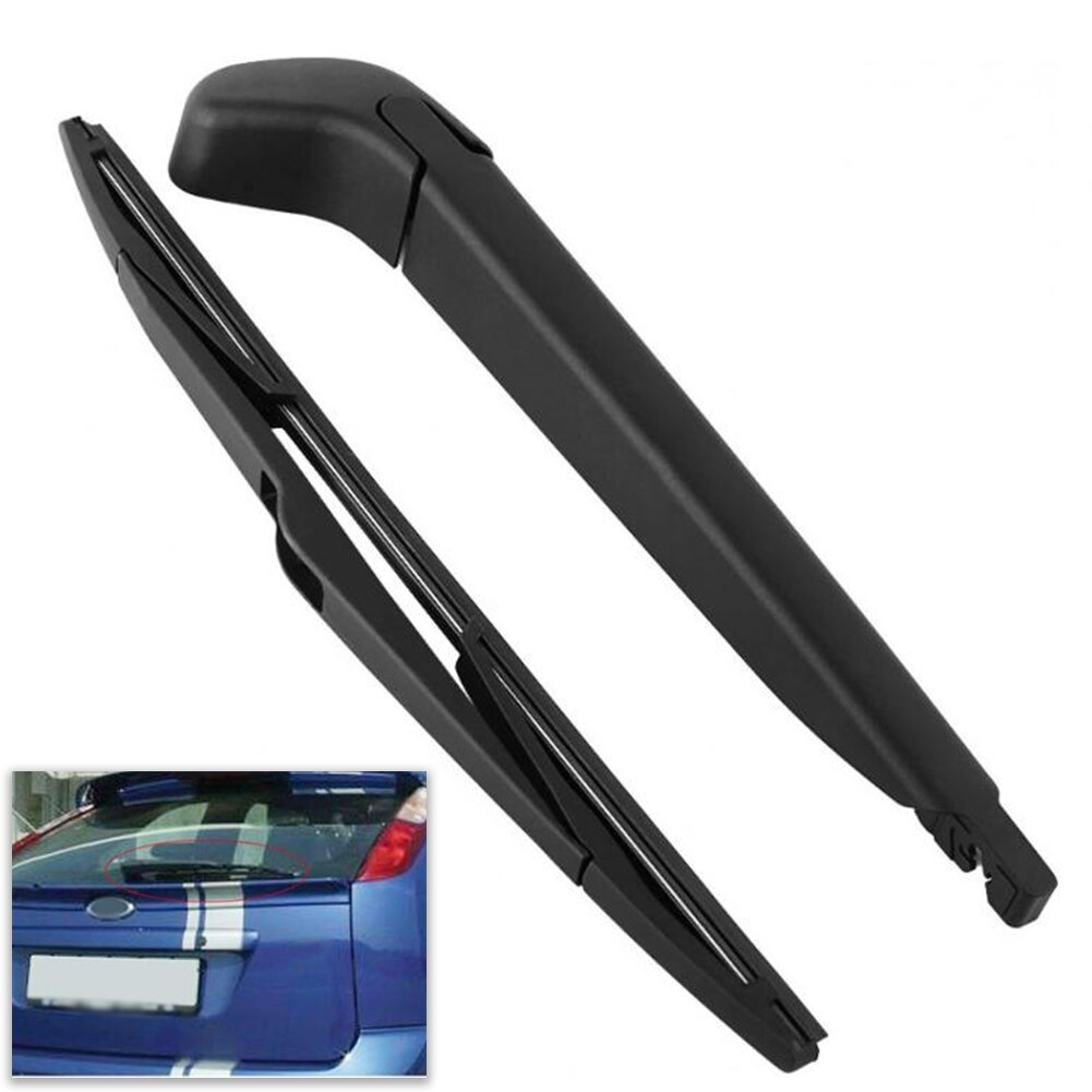 Limpiador plástico hoja limpiaparabrisas ventana coche trasero para Ford Focus MK2 2004 negro