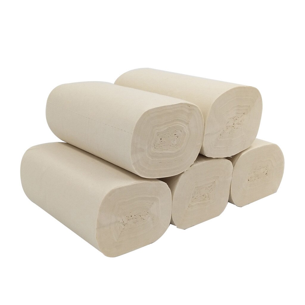 Toilet Paper Strong 3-Ply Soft Silky Tissue Paper Household Giant Roll 10 Rolls Bathroom Product Tray Home