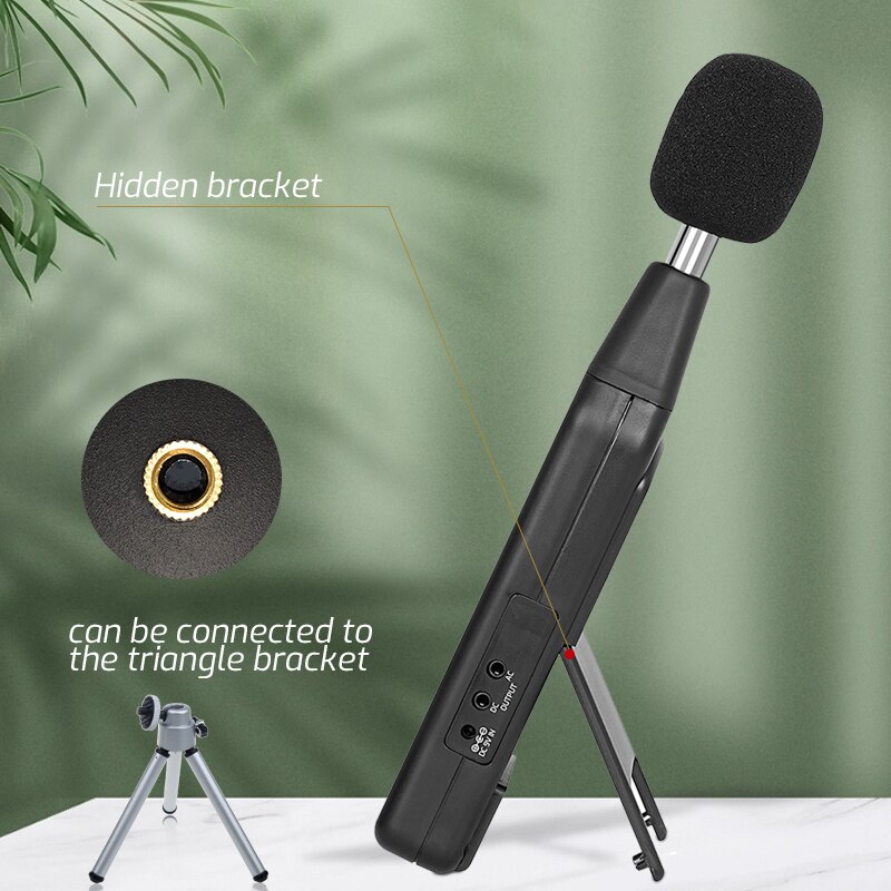 Tasi TA8152B Digital Sound Level Meter Noise Meter Usb Data Contaction Lcd Display 40-130dB Tester Volume Decibel Meten