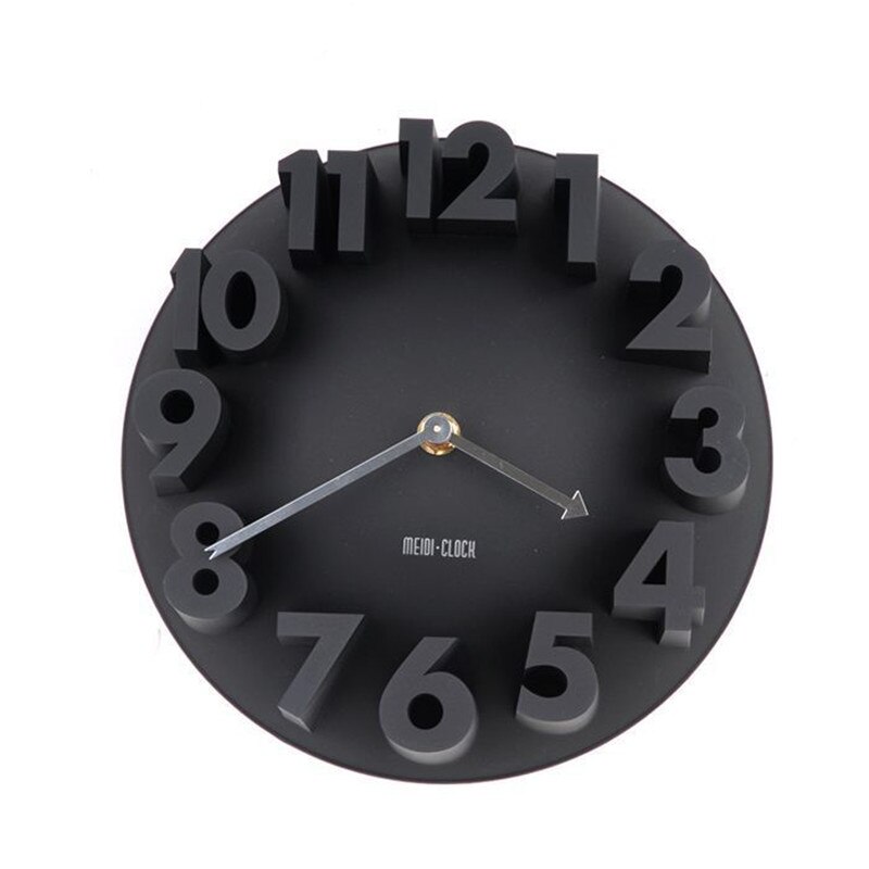 3D Digitale Klok Wandklok Ronde Digitale Wandklok Grote Wandklok Keuken Horloge Horloge muurschildering Voor Kinderen