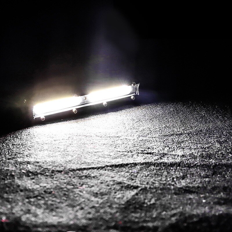 Car LED Work Light 12V-24V LED COB Spotlight Work Light Bar 6000K Strip light for car Auto Truck Lorry Trailer SUV Spot Fog Lamp