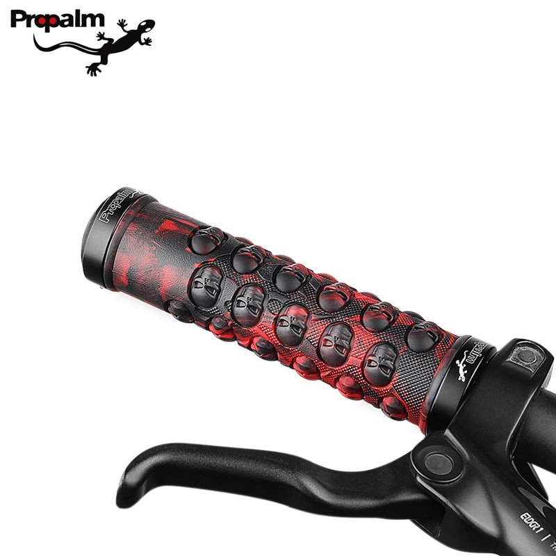 Propalm Schedel Fiets Grips Mountain Racefiets Handvat Bar Grips Voor Fietsen Anti-Slip Comfortabele Rubberen Fiets Stuur Grips