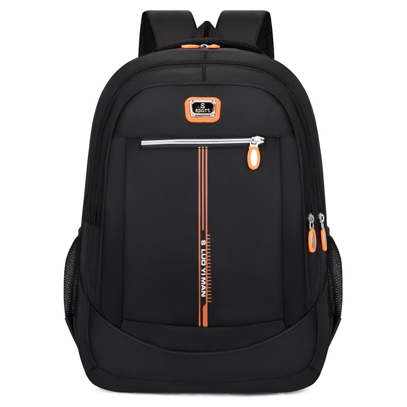 15 &quot;Laptop Rucksäcke Männer Frauen Rucksack Student Schule Taschen Große Kapazität Computer Reisetasche Beweglicher Rucksack College: Orange