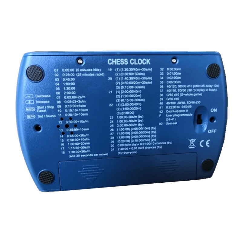 Advanced Chess Digital Timer Chess Clock Count Up Down Board Game Clock