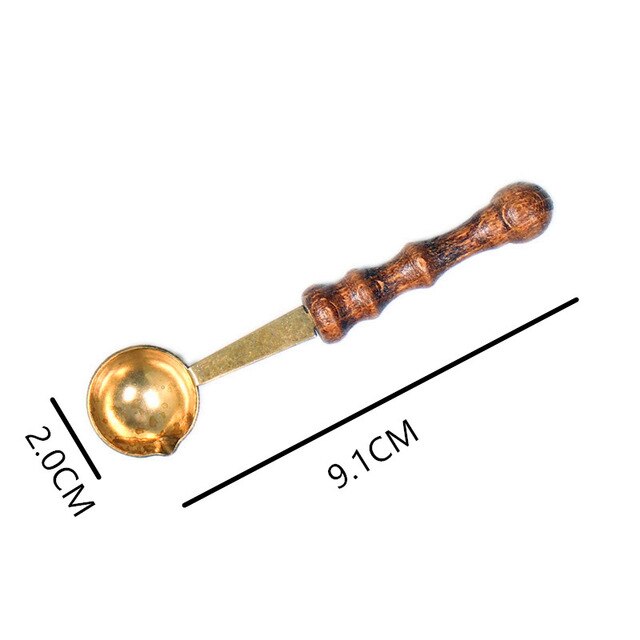 WYSE Wax Seal Stamp Roman Gear Clock Sealling Wax / Wax Stamps Head Wooden Handle Set for DIY Scrapbooking Envelope Card Tools: Navy Blue