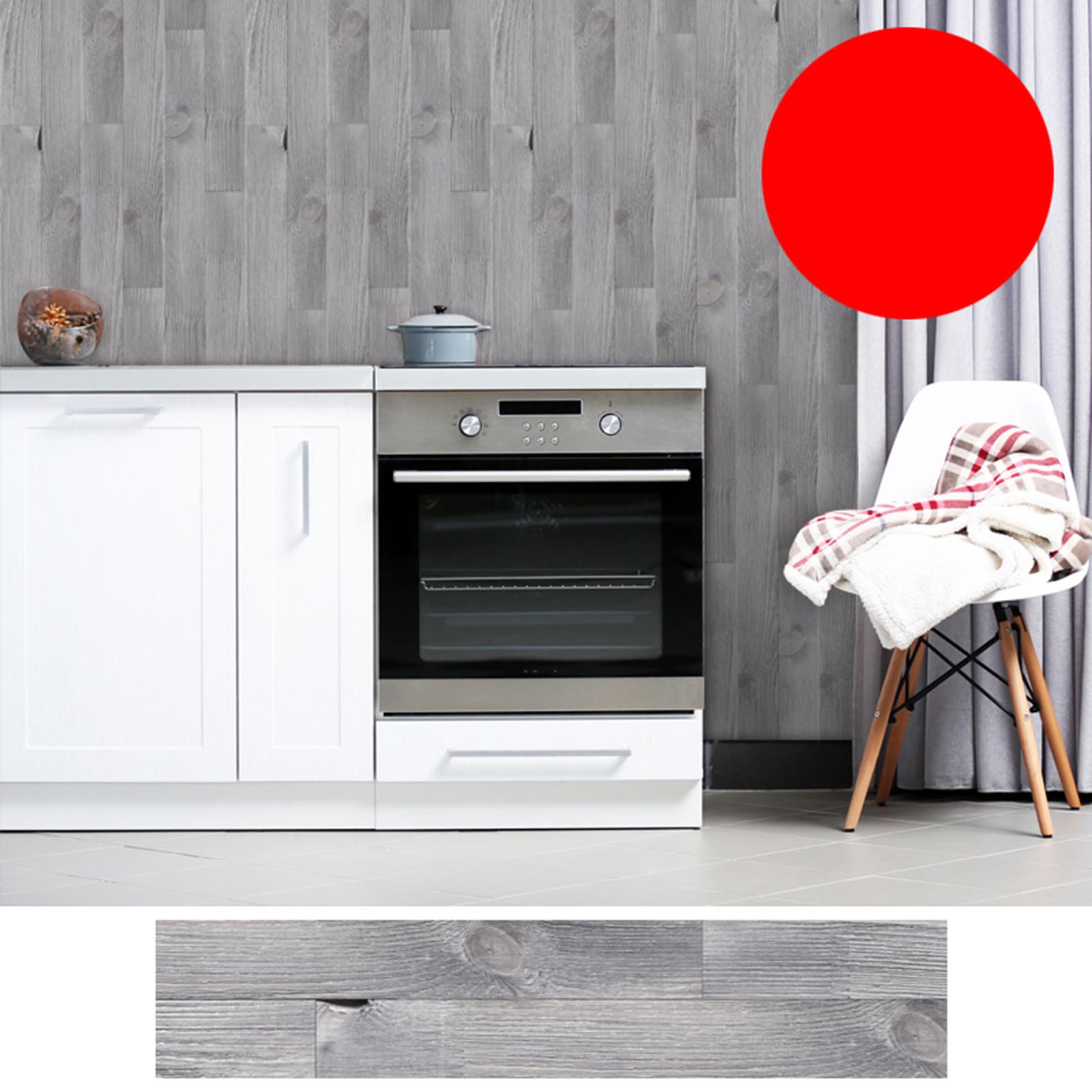 Tile Stickers 2x50m Bathroom Kitchen Wood Grain Wall Stick Waterproof Self Adhesive Removable DIY Paste Wall Decals Home Decor: J