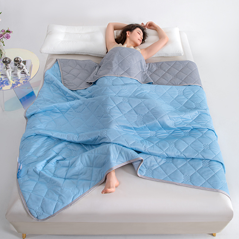 Zomer koel dekbed mint ijs zijde koel dekbed effen kleur thuis slaapzaal airconditioner quilt zomer