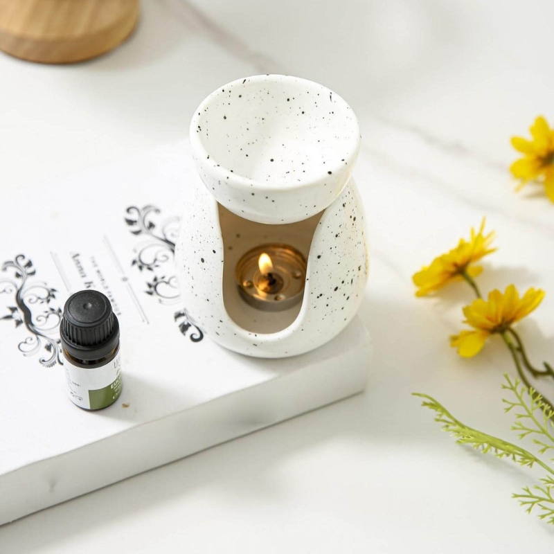 Keramische Ölbrenner, Aromalampen, Teelichthalter, Aromadiffusoren, Wärmer für ätherische Öle und Duftwachs