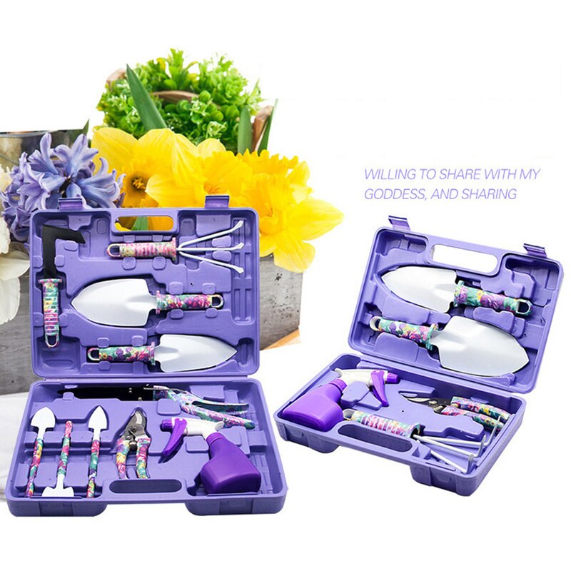 5/10pcs/Set Garden Plant Tool Set Shovel Rake Clippers Irrigation Watering Tool Garden Pruning Planting Gardening Tools Kit