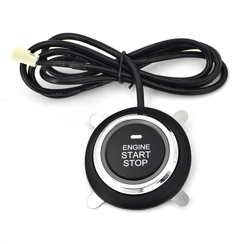 Auto Car Anti-theft System Alarm Engine Starline Push Button One Start Stop RFID Lock Ignition Switch Keyless Entry System