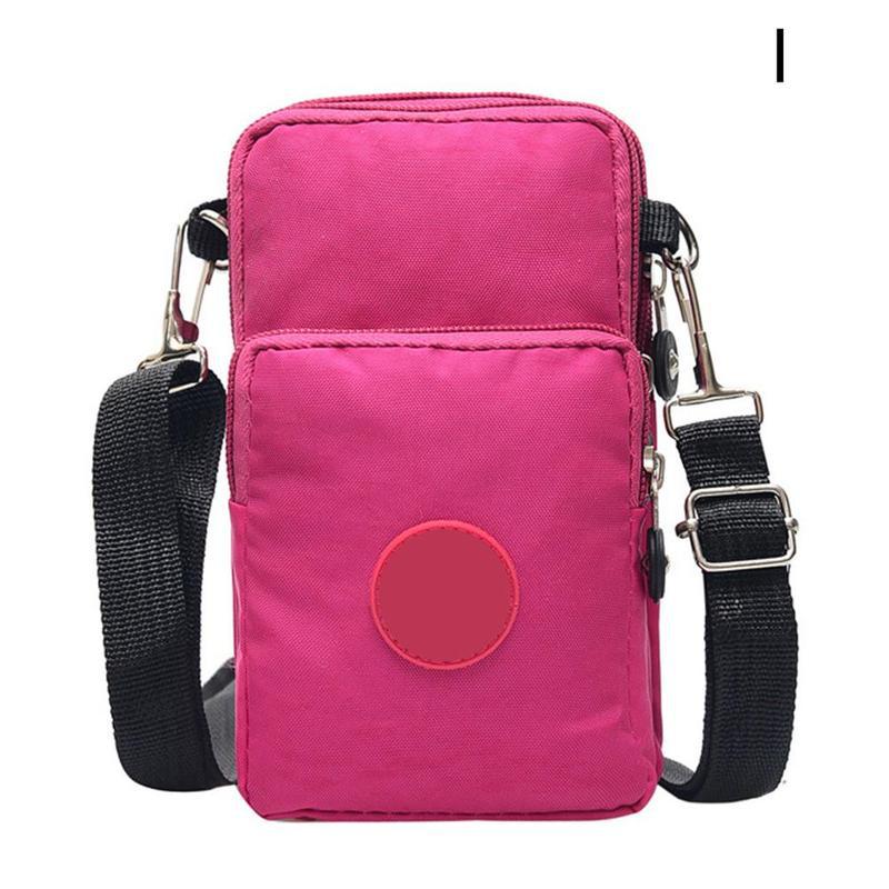 Women's Bag Korean Version of the Shoulder Bag Mobile Phone Bag Diagonal Across the Small Cloth Bag Sports Leisure Arm Bag: I