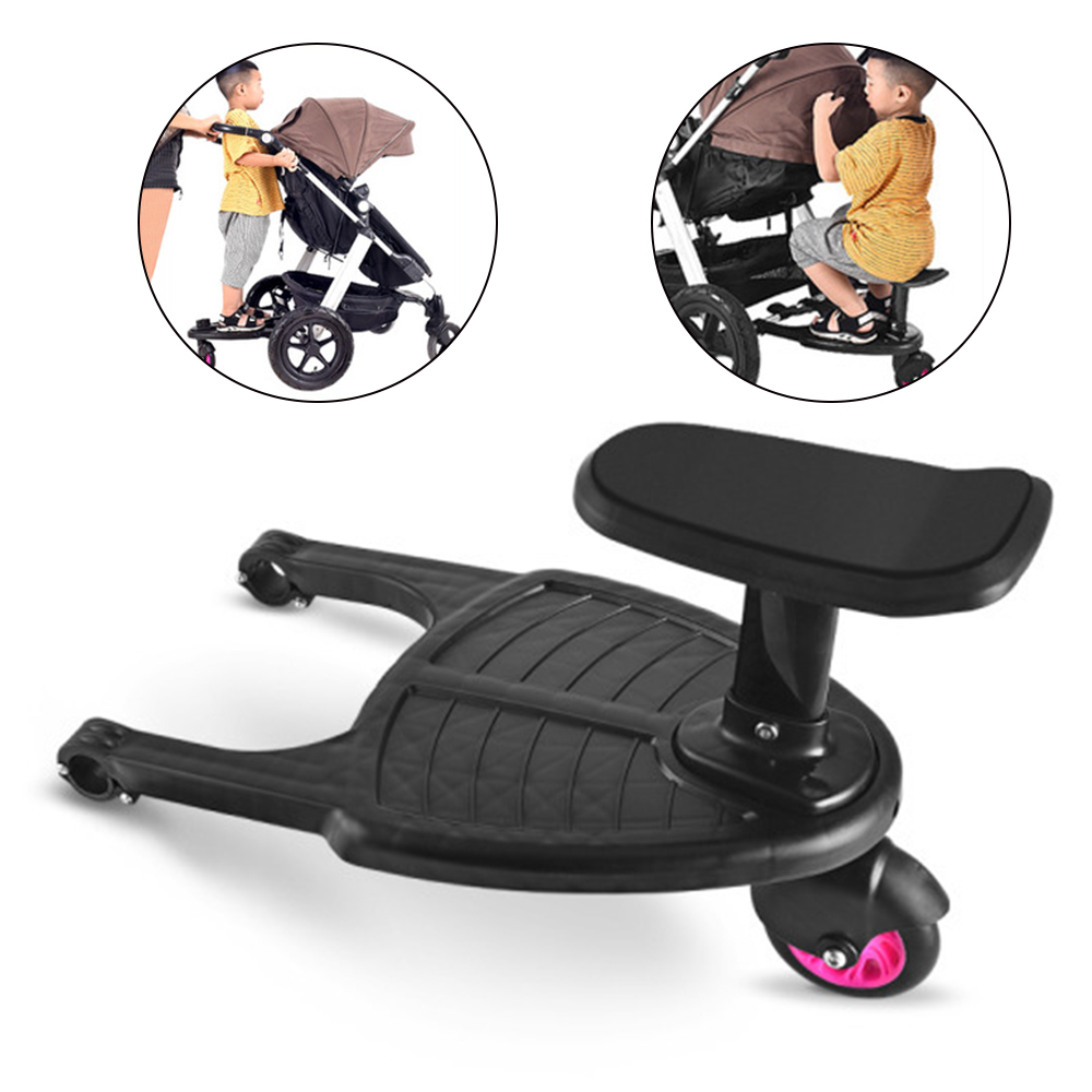 Kinder Kinderwagen Pedal Adapter Board Twins Baby Zubehör Organizer Anhänger Baby Stehend Platte Sitzen Kinderwagen mit Sitz