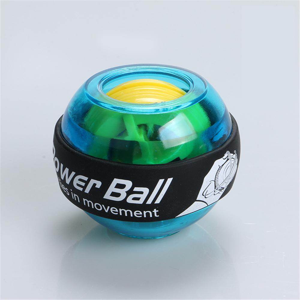 Glowing Wrist Ball Gyroscope Powerball Hand Gripper Centrifugal for Arm Wrist Training Muscle Relax and Relieve Stress Fitness: Blue