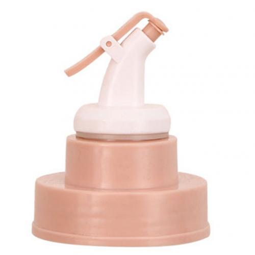 Verseur de bouteille avec bouchon d'huile | Distributeur de liqueur, buse d'huile, de vin et de vinaigre, verseur de bouchon Pour huile, distributeur de vinaigre: Pink Plastic