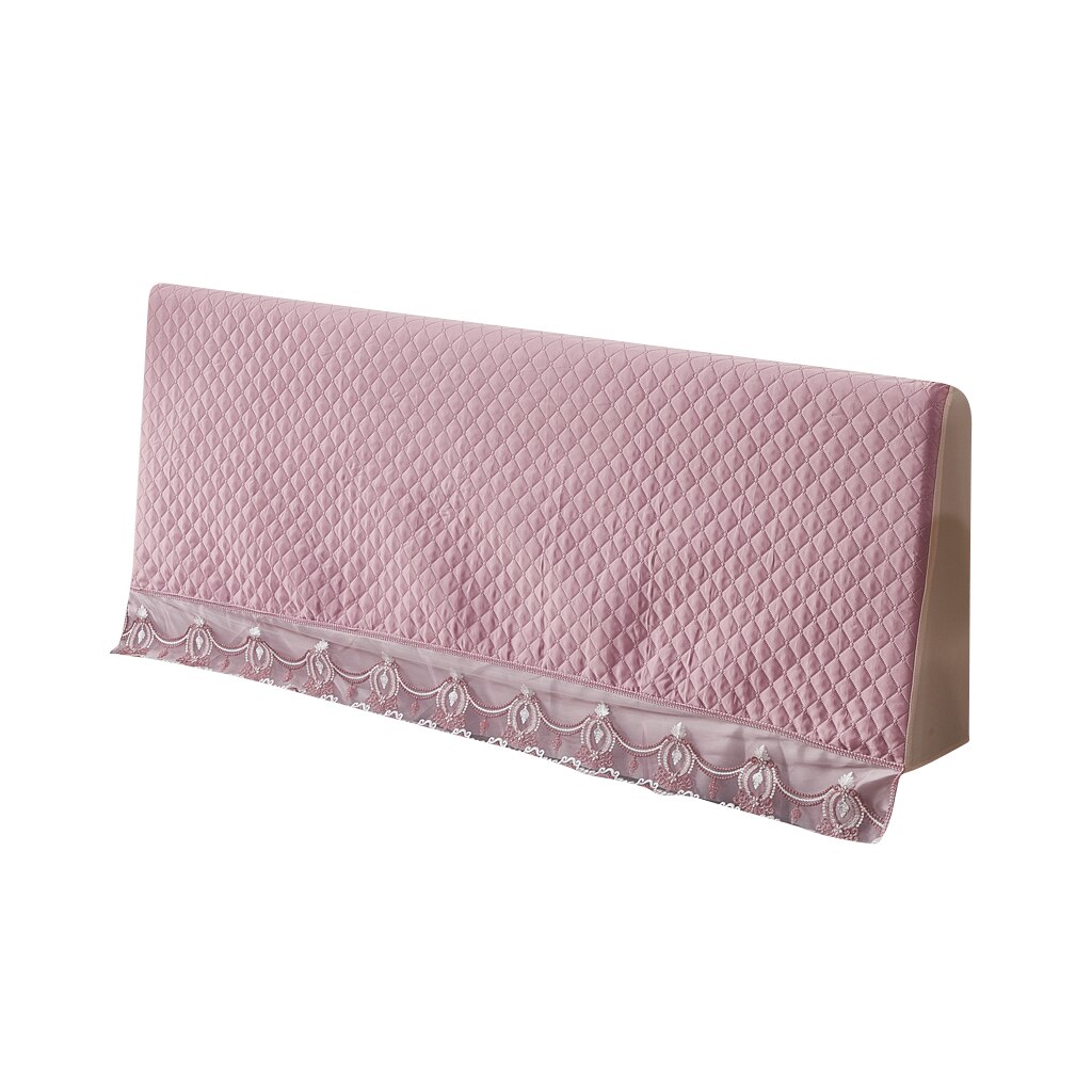 Strækbar seng sengegavl ryglæn positionering støtte kile pude dag seng med aftageligt betræk: Lyserød