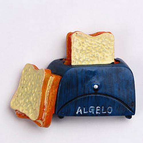 Ei Melk Koffie Cup Brood Koelkast Magnetische Koelkast Sticker Hars Koelkast Stickers Creatieve Leuke Magneet Keuken Decor: Bread Maker
