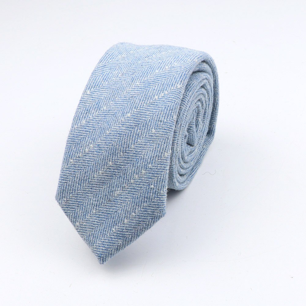Corbata de lana de Cachemira gruesa para caballero, corbata de Color sólido de 7CM, estilo europeo Formal para de boda, ropa de , rojo, marrón, verde, gris: 31
