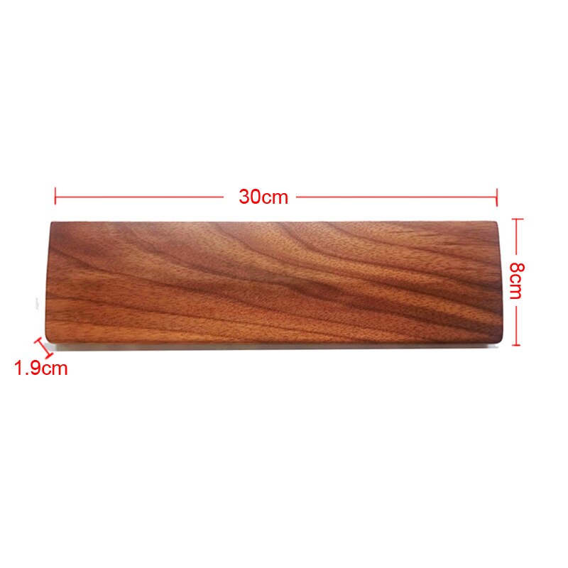 Walnut Wooden Mechanical Keyboard Wrist Rest Pad with Anti-Slip mat Ergonomic palmrest Gaming Support Hand Pad 67 87 Keys