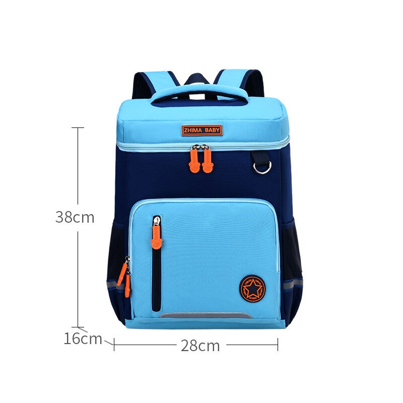 Aankomst Kinderen Schooltassen Primaire Rugzak Voor Jongens Meisjes Kids Schooltassen Duurzaam School Rugzakken Mochila Sac A Dos: Small Sky blue