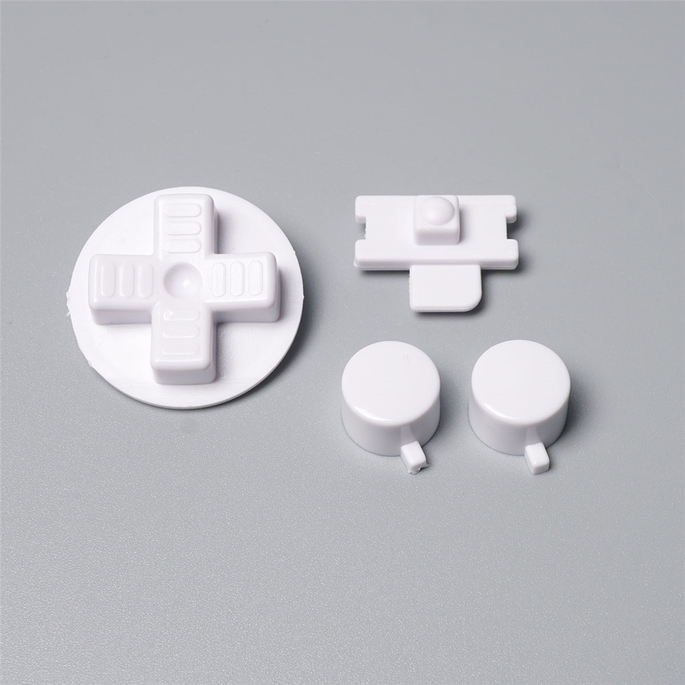 FUNNYPLAYING-Botones de repuesto para GB DMG Gameboy, accesorio, interruptor d-pad: pure white